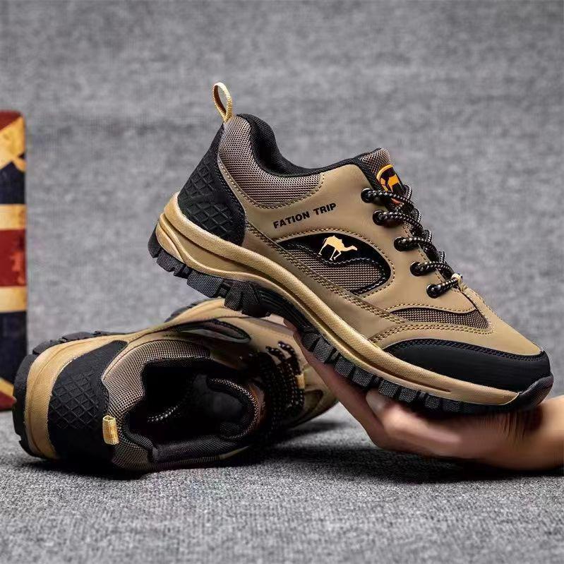 Men's Large Size Outdoor Hiking & Breathable Sports Shoes for Walking - Middle-aged & Elderly Casual Cotton Footwear