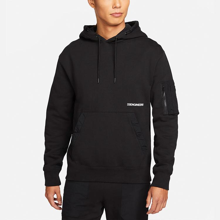 Jordan Engineered Pullover Hoodie Men Tops Black DM7861-010