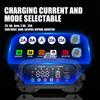 Portable Car Accessories Smart Car Battery Charger Car Booster Pulse Repair 25A/15A for 12V-24V Motorcycle Lead Acid AGM GEL LiFePo4 Batteries
