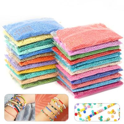 300-2000 stk glassperler sjarm tsjekkiske frøperler til gjør-det-selv-smykker Tilbehør Armbånd Halskjede øredobber