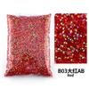 Wholesale Bulk Resin Rhinestone Jelly Color AB transparent AB 2mm,3mm,4mm,5mm,6mm Facets FlatBack Nail Art Garment Decoration