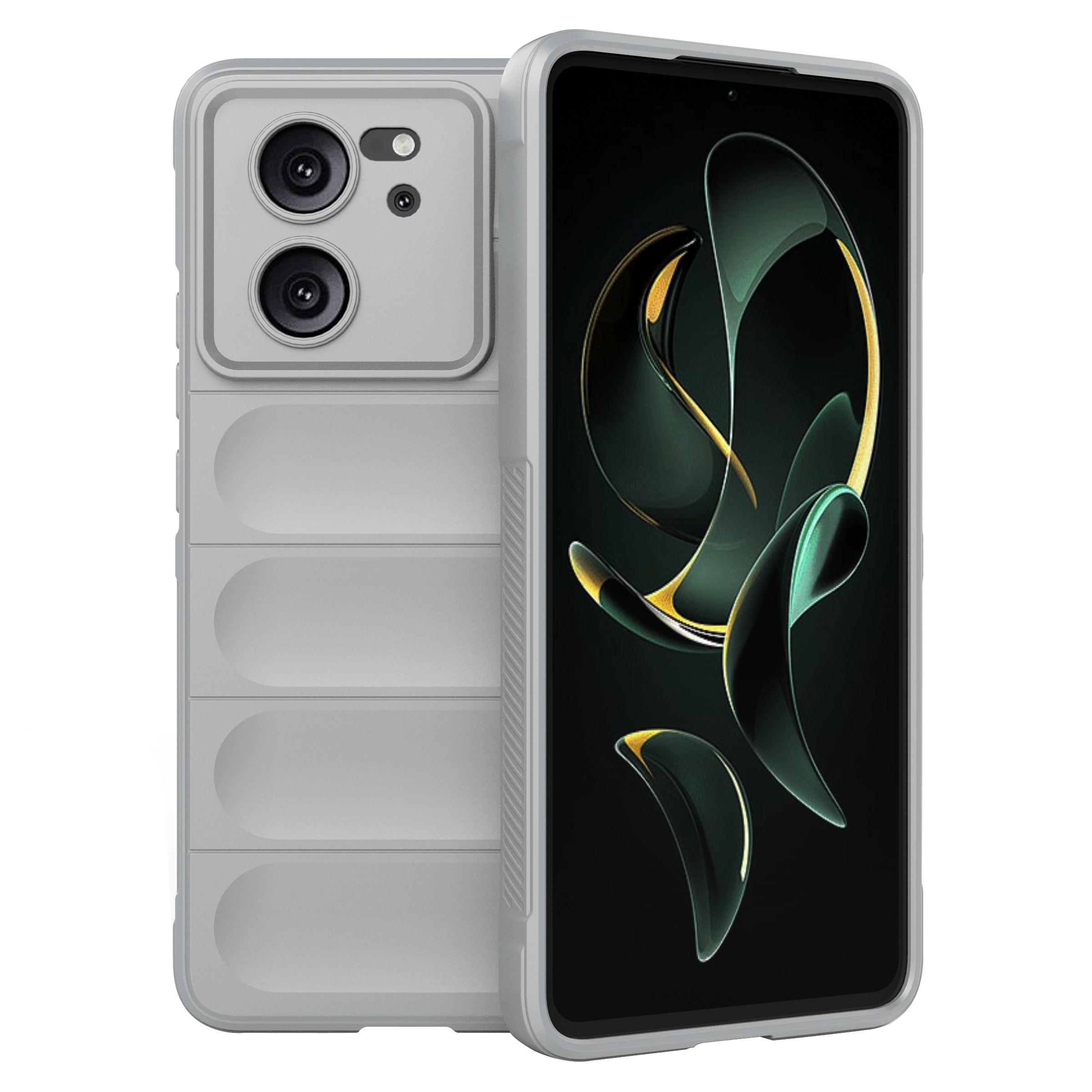 

For Xiaomi Redmi K60 Ultra/13T/13T Pro Slim-Fit TPU Phone Case Shockproof Mobile Phone Cover Light Grey