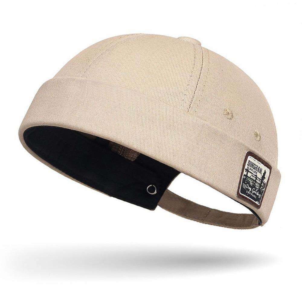 

Adjustable Hip Hop Cap Cotton Sunscreen Hat Fashion Baseball Cap Women бежевий