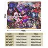 Super Warm Blanket Camping   2025 H-Hazbin Hotel Anmie Throw Blanket  Flannel Bedspread For Bedroom Comfortable Sofa Bed Cover