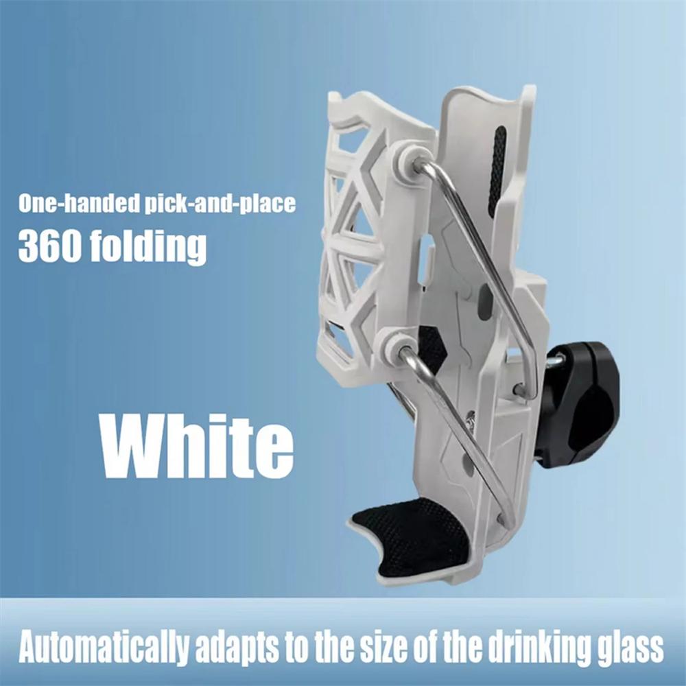 360° Adjustable Handlebar Cup Cage Universal Bike Motorcycle Water Bottle Holder For MTB Road Cycling ADV Motorbike Cup Stand