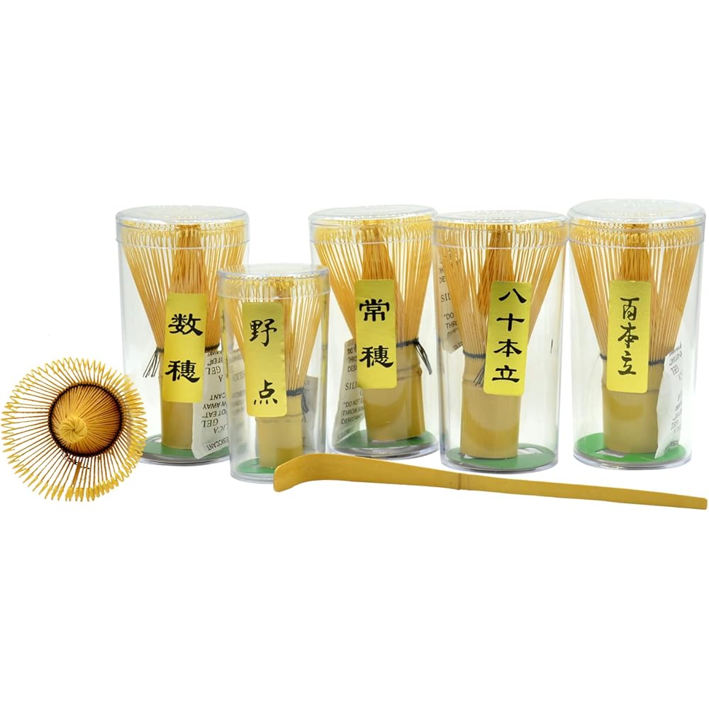 "Traditional Bamboo Chasen Matcha Whisk 80 Prongs for Tea Ceremony"
