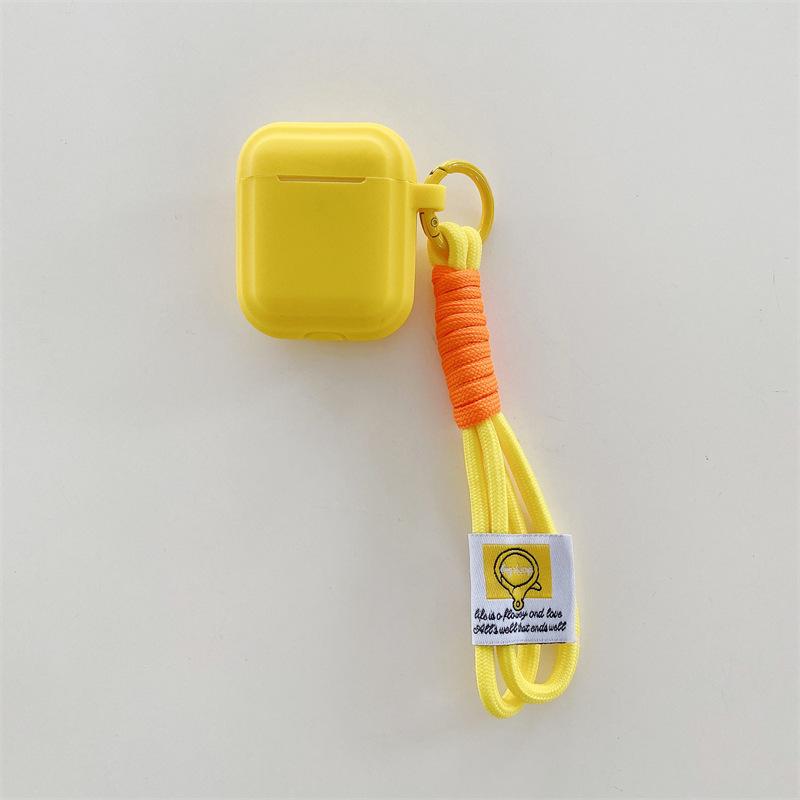 Simple Solid Color One-piece Suitable for AirPods 1 Generation Protective Case, Second Generation 1 Generation Pro1 Apple Bluetooth Headset Soft Case