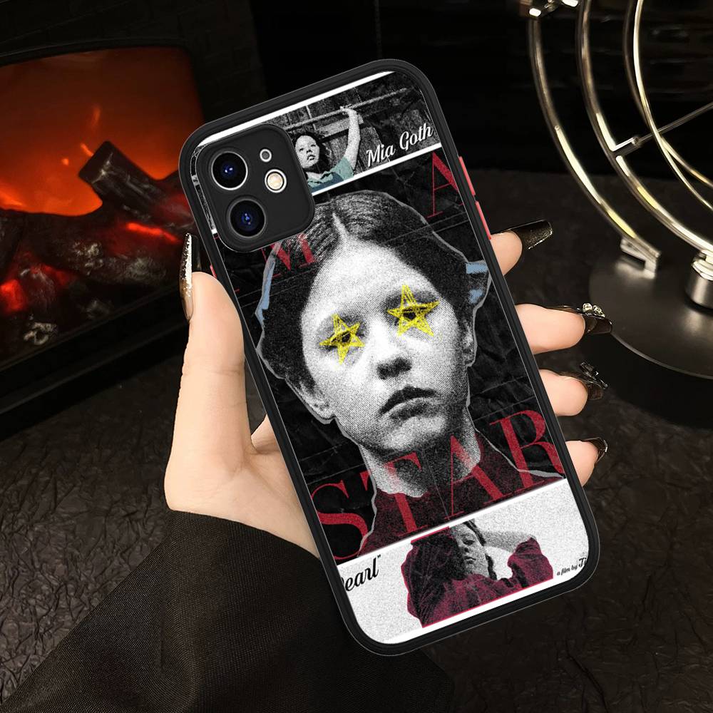 

Horror Movie Pearl For IPhone 15 16 Pro Max 11 12 13 14 XS XR X Plus 16E Matte Translucent Phone Cover iphone 13pro max