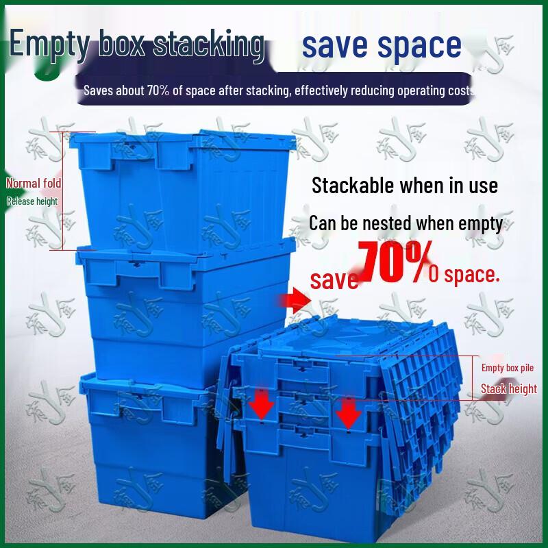 Stackable Plastic Storage Box with Lid