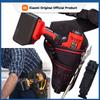 Drill Holster with Multiple Tool Loops and Angled Design To Evenly Balance Weight On Belt, Portable Multifunctional Toolkit