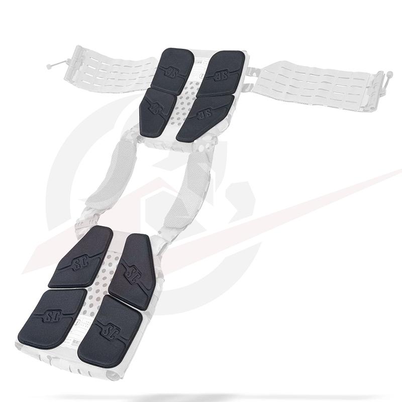 BEPAN Tactical Vest Padding - Shock-absorbing Breathable Cushioning Pad Anti-friction Gap Sweat-absorbing Front And Back Padding (8-pi