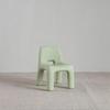 Nordic Creative Children's Chair - Simple Plastic Stool with Backrest for Kindergarten or Home Dining.