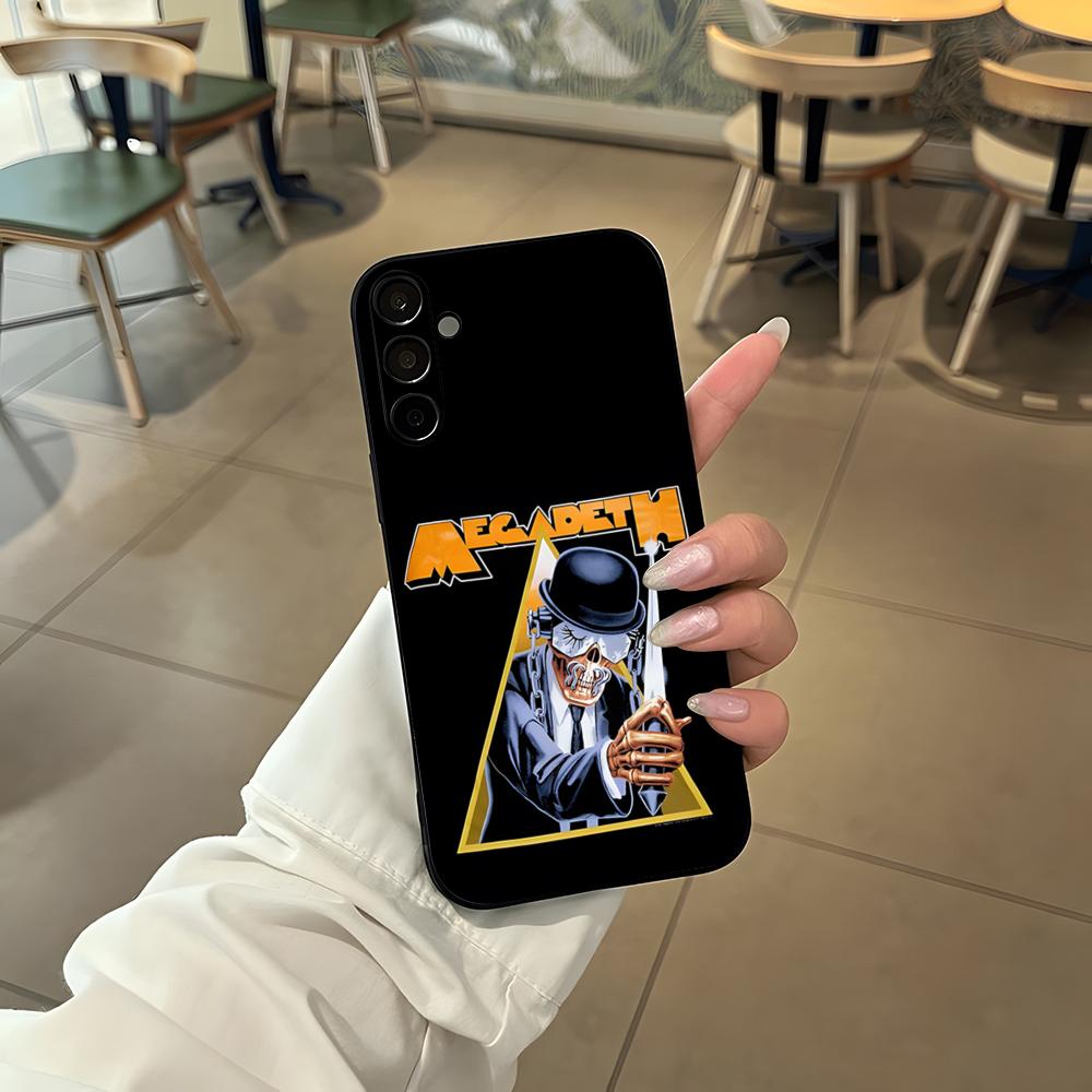 Band M-Megadeth Phone Case For Samsung S26 S25 Edge S24 S23 S22 S21 S20 Ultra Plus Fe Galaxy Silicon Cover