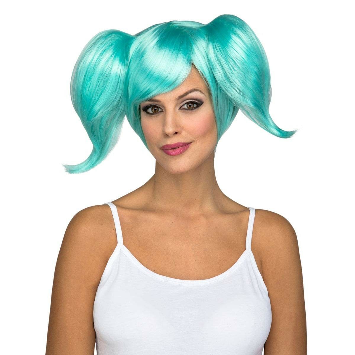

My Other Me Anime Wigs Blue Tails