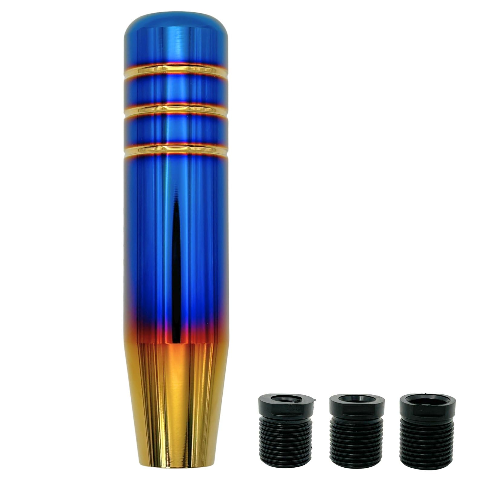 

MARUHADO NOS Алюминиевый рычаг переключения передач с эффектом изменения цвета Титановый Стильный M8 M10 M12 Универсальный AT MT Трековый 5,1 дюйма (13 см) Негравированный 13cm