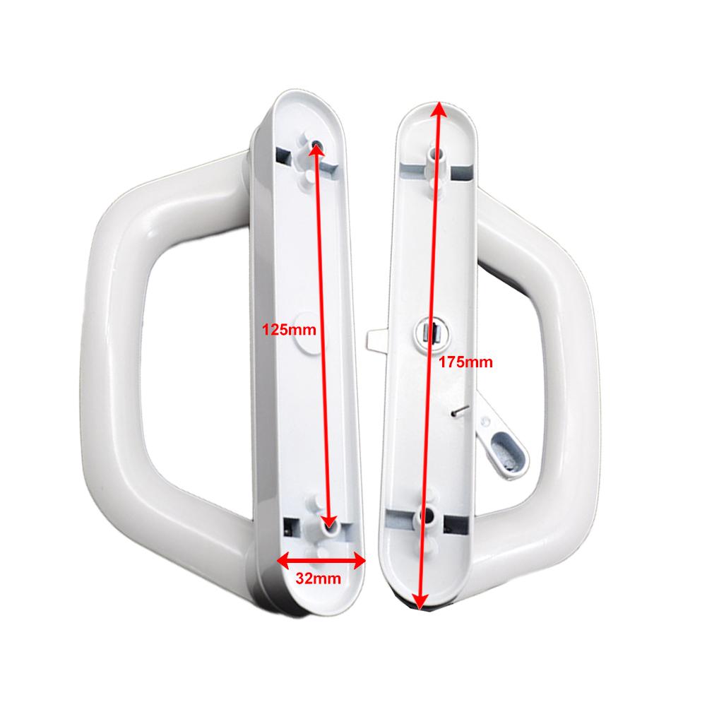 Sliding Door Lock With Keys Glass Door Handle Lock Replacement Hook Lock Balcony Door Lock Security Glass Door Latch Hardware