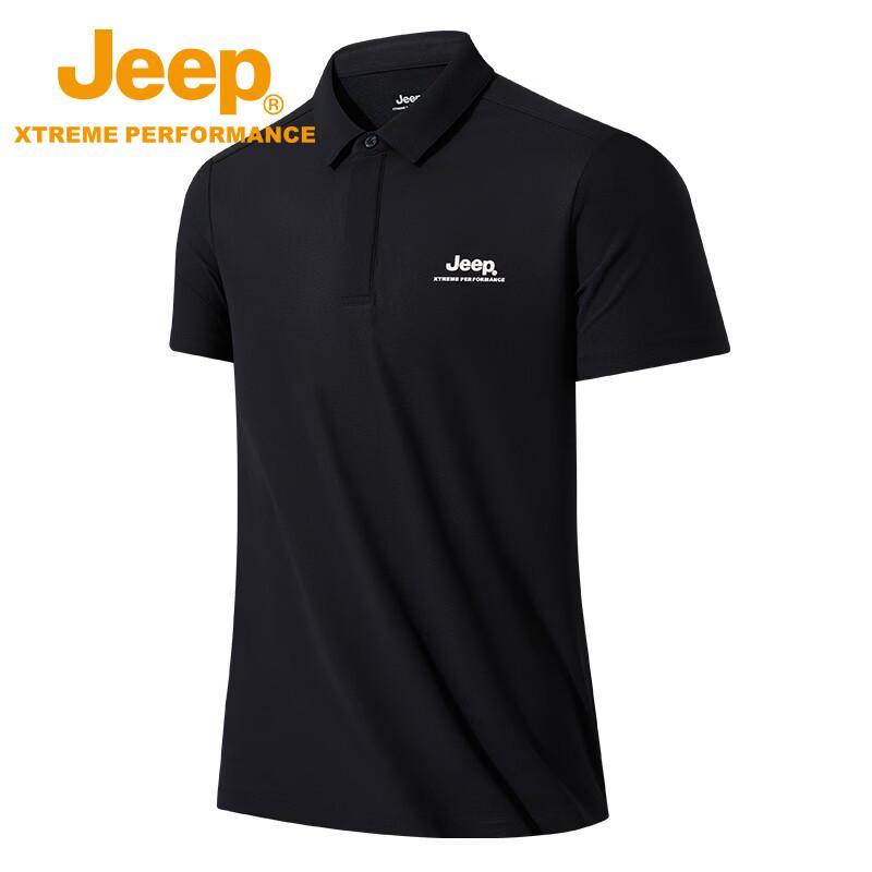 JEEP Men's Outdoor Breathable Polo Shirt