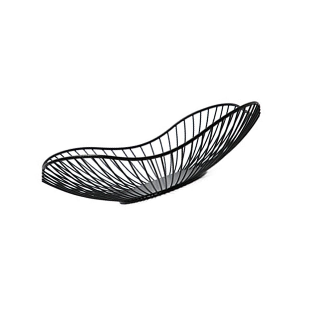 Elegant Fruit Basket Metal Wire Storage Bowl Elegant Serving Dish Modern Snacks Plate Home Decoration Accessories