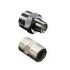 Bathroom Shower Extender Stainless Steel Shower Hose Extension Pipe Universal Hose Extender Coupler Plumbing Fittings