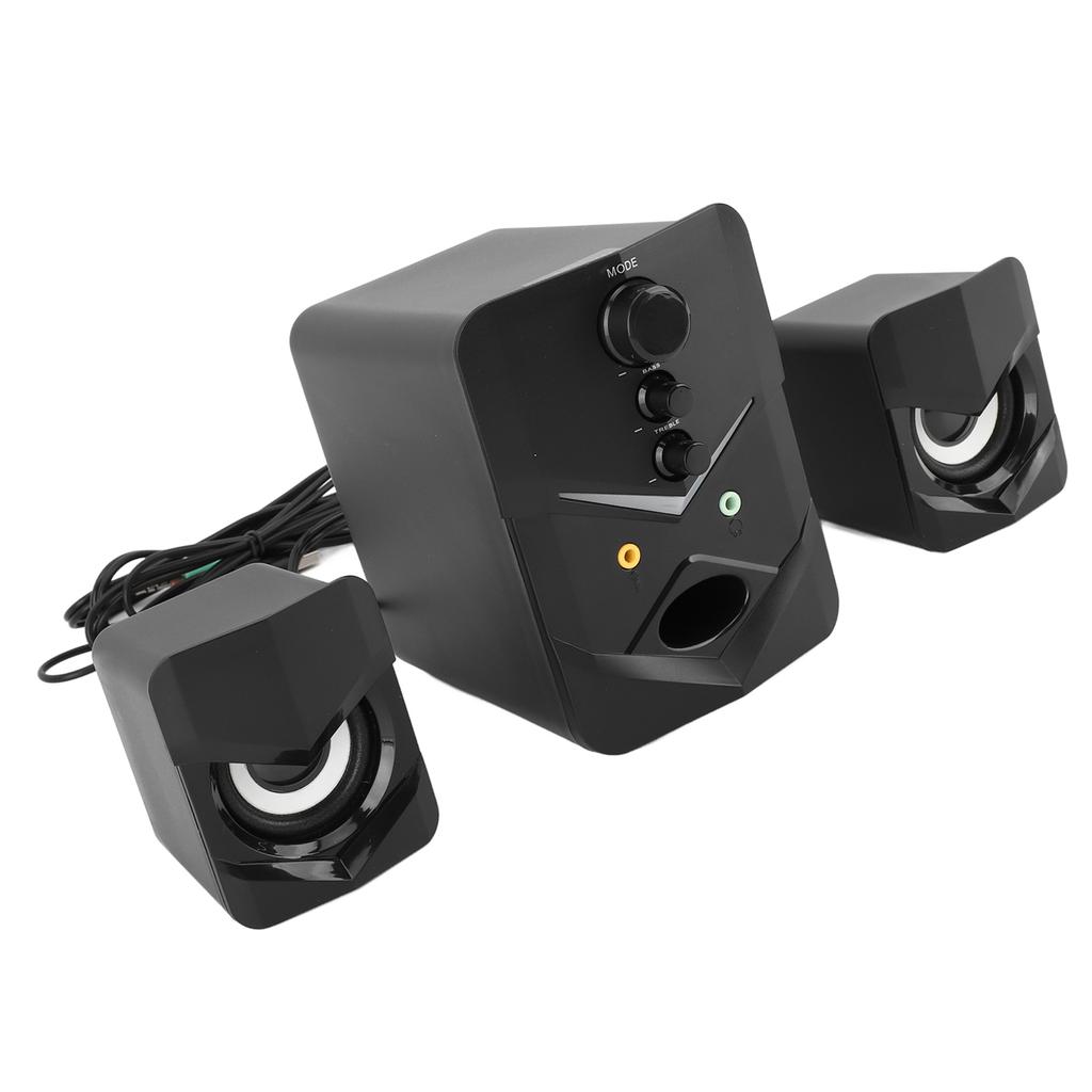 Computer Speakers Universal Wired Desktop Subwoofer Speaker with Bluetooth Function for PC Laptop