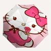 Rose Hello Kitty Sanrio Cartoon Umbrella, Portable 3-Fold Compact Umbrella, Suitable for Camping, Hiking and Travel, Ideal Easter Birthday Gift for Fa