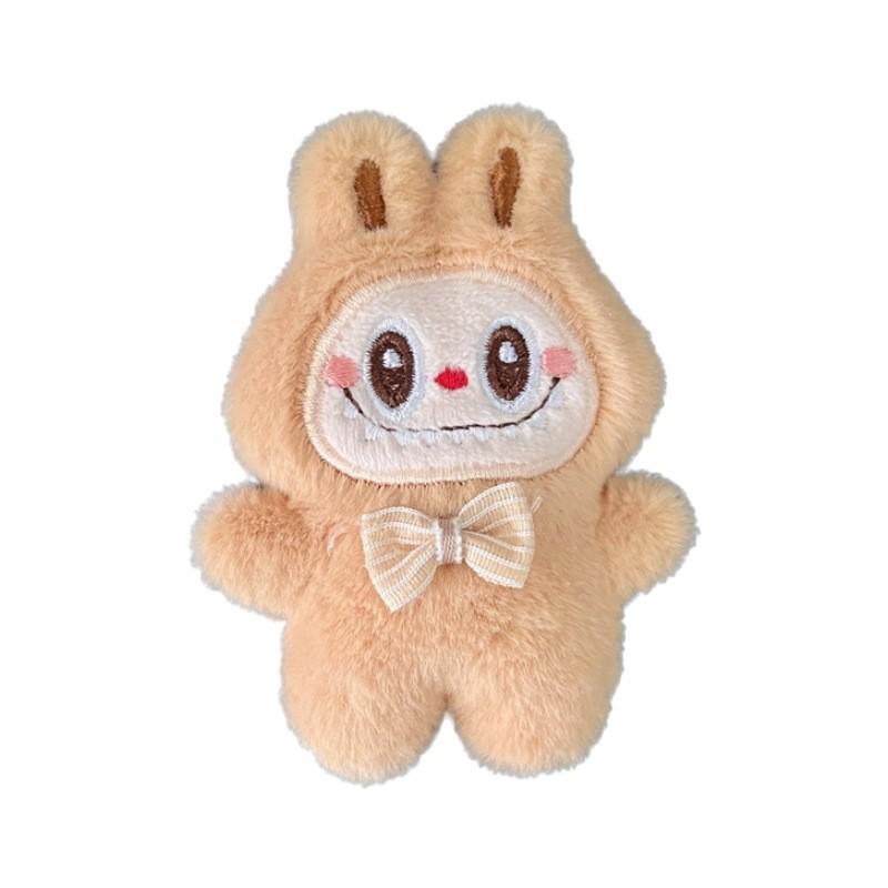 Labubu Little Rabbit Plush Keychain: Cute Cartoon Bag Charm