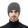 Winter Anti-Cold Wool Knit Hat with Ear Protection, Unisex for Outdoor Cycling & Skiing, Plus Velvet Yarn for Extra Warmth