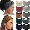 Bohemian Fashion Headbands, Elastic Wide Edge Breathable Hair Bands for Daily Life