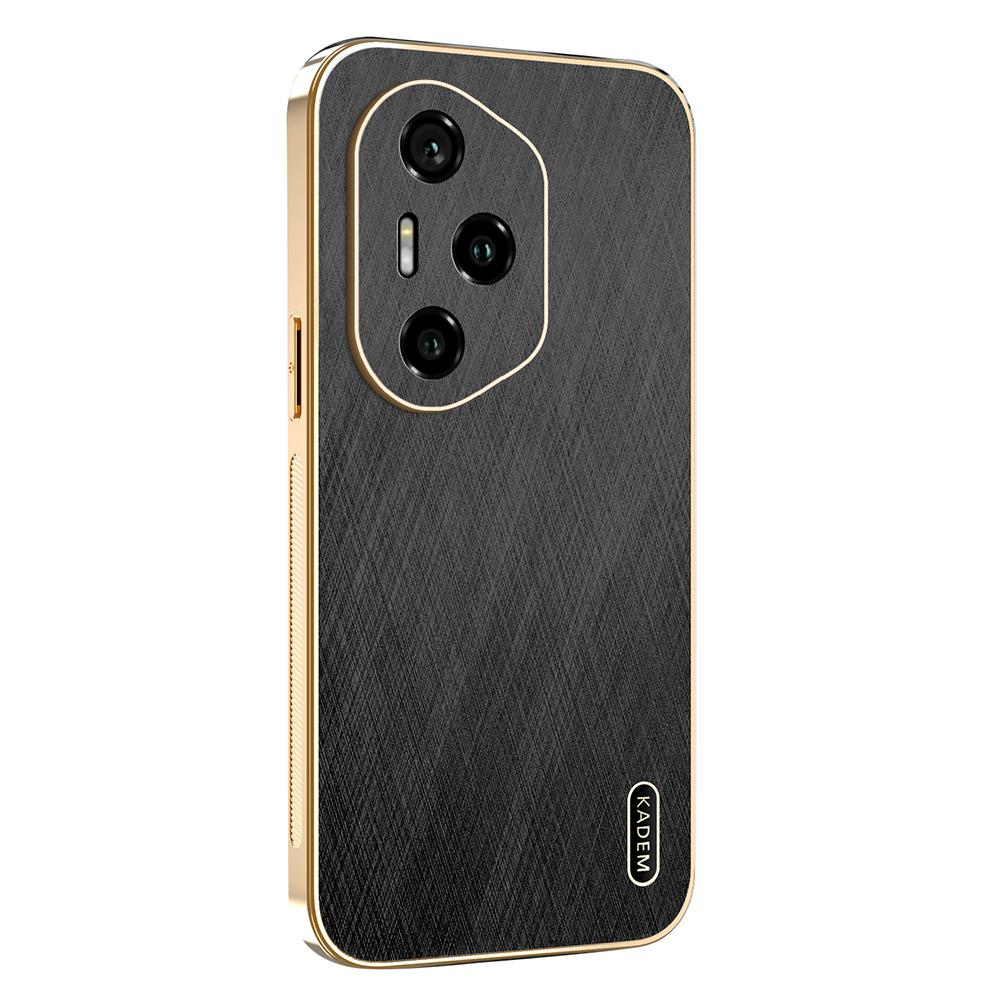 KADEM For Honor 400 Pro 5G (Global) Case Electroplating Silk Texture PU+TPU Phone Back Cover