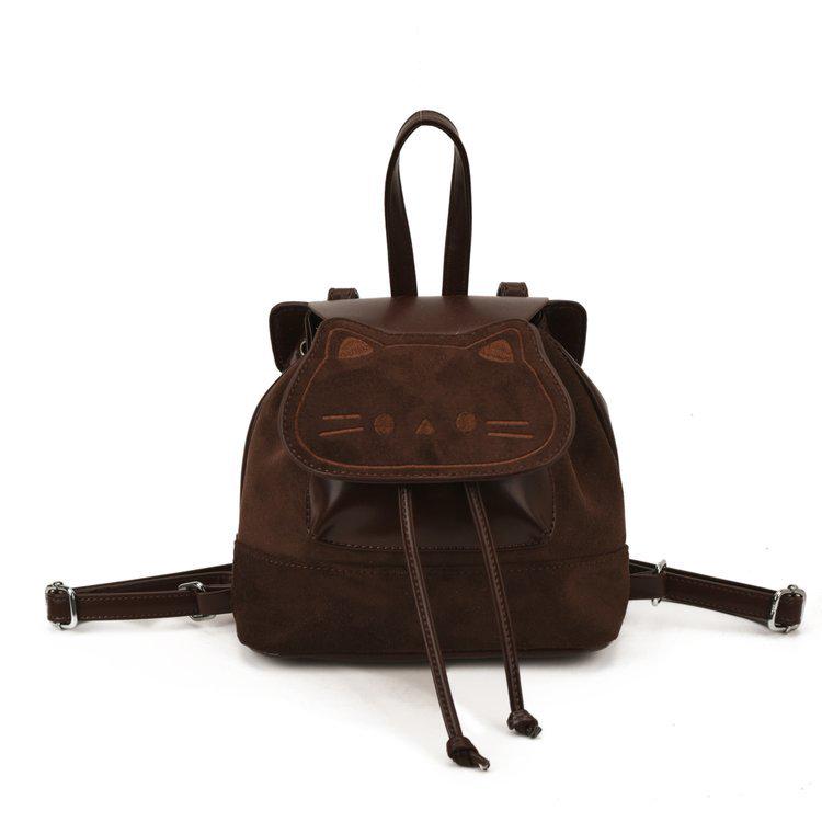 

Versatile Women s Mini Cat Backpack - Ideal for School & Travel (2025 Edition) кавовий