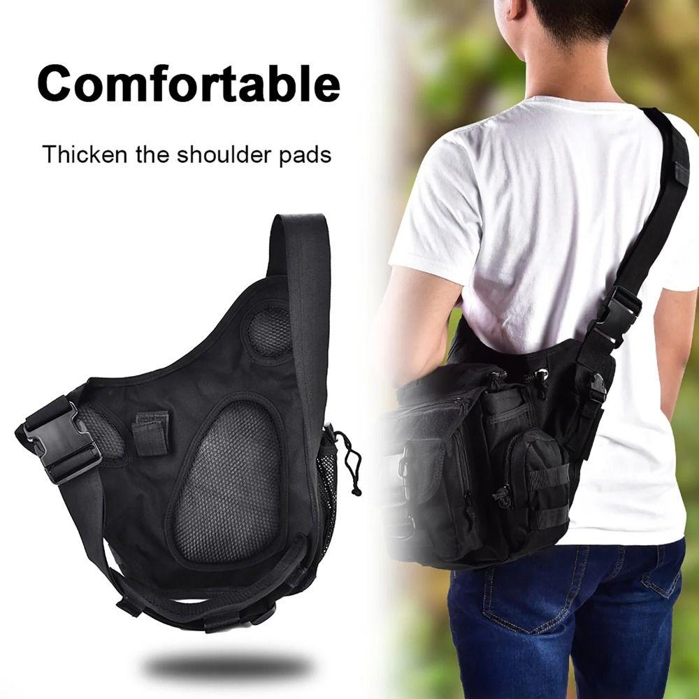 Multifunctional Climbing Saddle Bag High Density Nylon Travel Shoulder Bag  Cycling