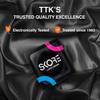 Skore Skin Fit Ultra Thin Latex Condoms 10 Pack 49mm Snug Fit Body Hugging Pre Lubricated Protection Barrier Use