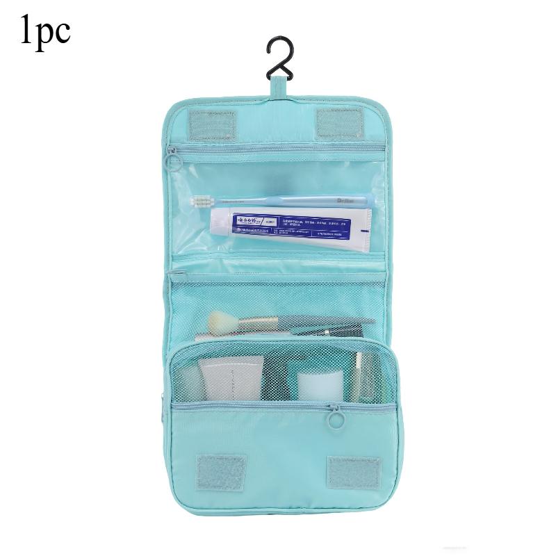 1pc Travel Makeup Bag Waterproof Toiletry Organizer High Quality Women Neceser Bathroom Hook Wash Pouch Hook Makeup Storage Bag