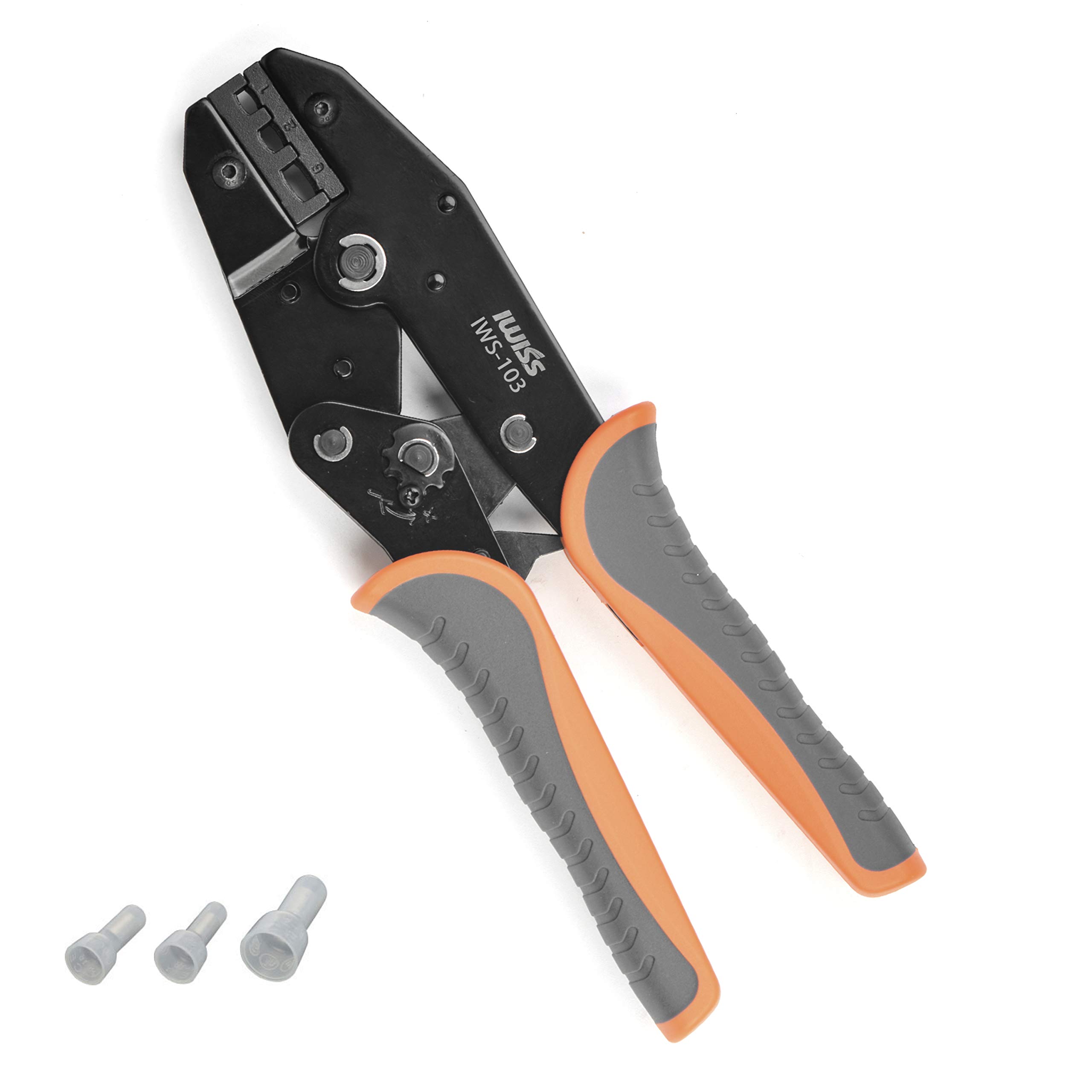 

IWISS Insulated Closed End Connectors Crimping Crimping Ratchet CE1/2/5, Tool, Pliers, Type, IWS-103