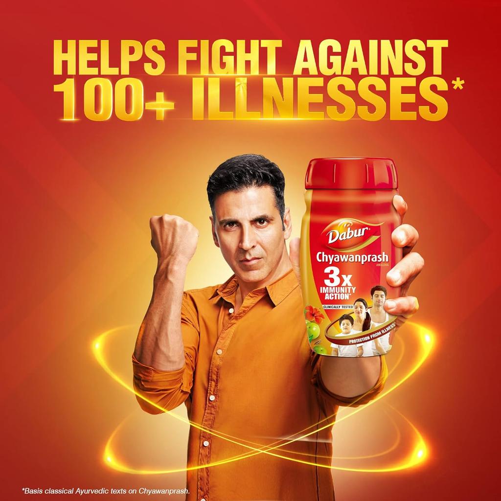 Dabur Chyawanprash 950g | Boosts Immunity, Builds Strength & Stamina | Daily Family Health Supplement with Amla, Giloy & Ashwagandha
