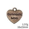 Gifts For Women Charms Bulk Family Member Heart Tags Charms Pendant Souvenir Male Pendant