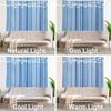 Blue Abstract Stripes Wall Tapestry,Modern Wall Hanging Large Tapestry Decoration Polyester Fiber White Hem Around for Dorm Room