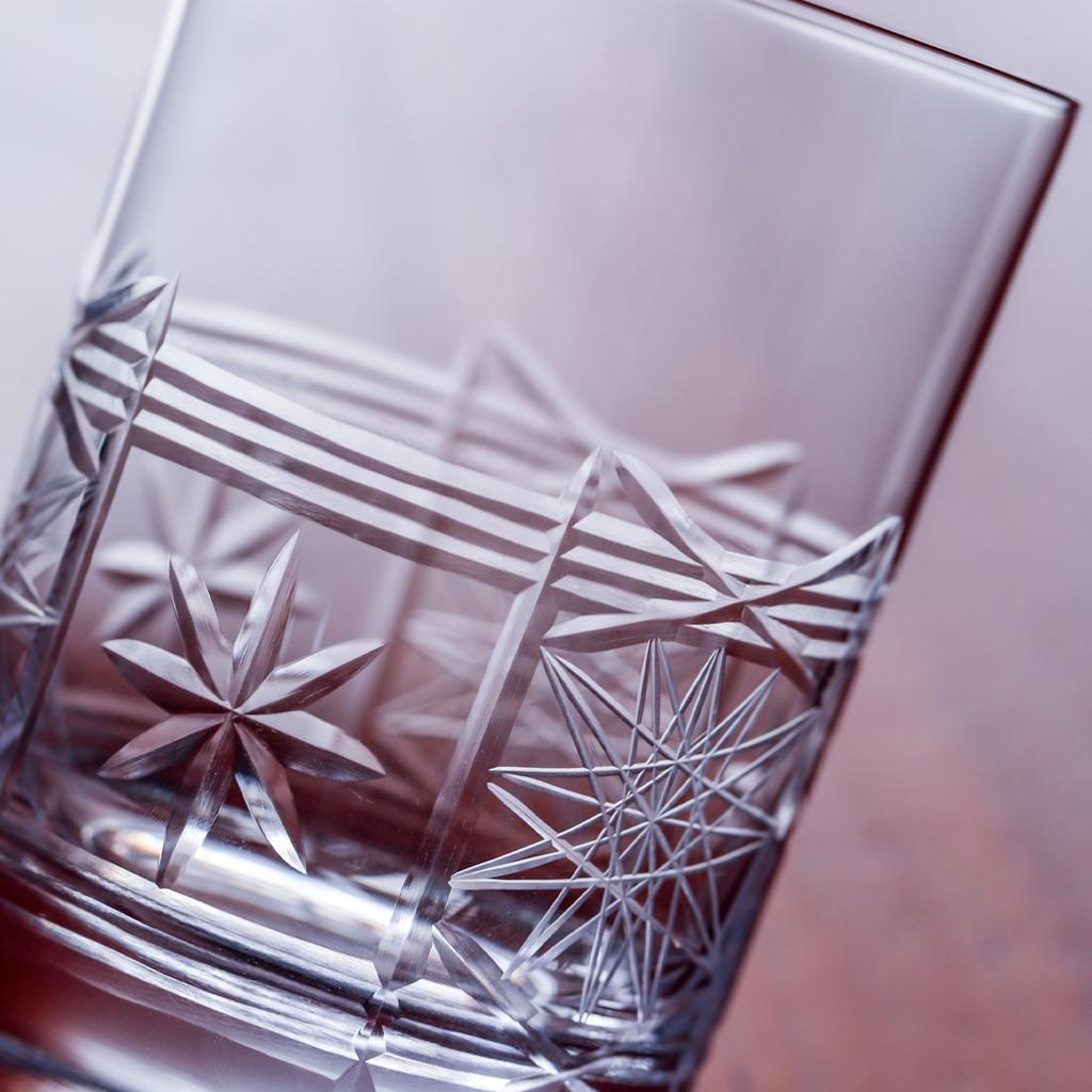 CRISON Handmade Crystal Glass Engraved Cocktail Mixing Cup, Cocktail Mixer, Bar Specific Cocktail Mixing Bar Tools Mixologist