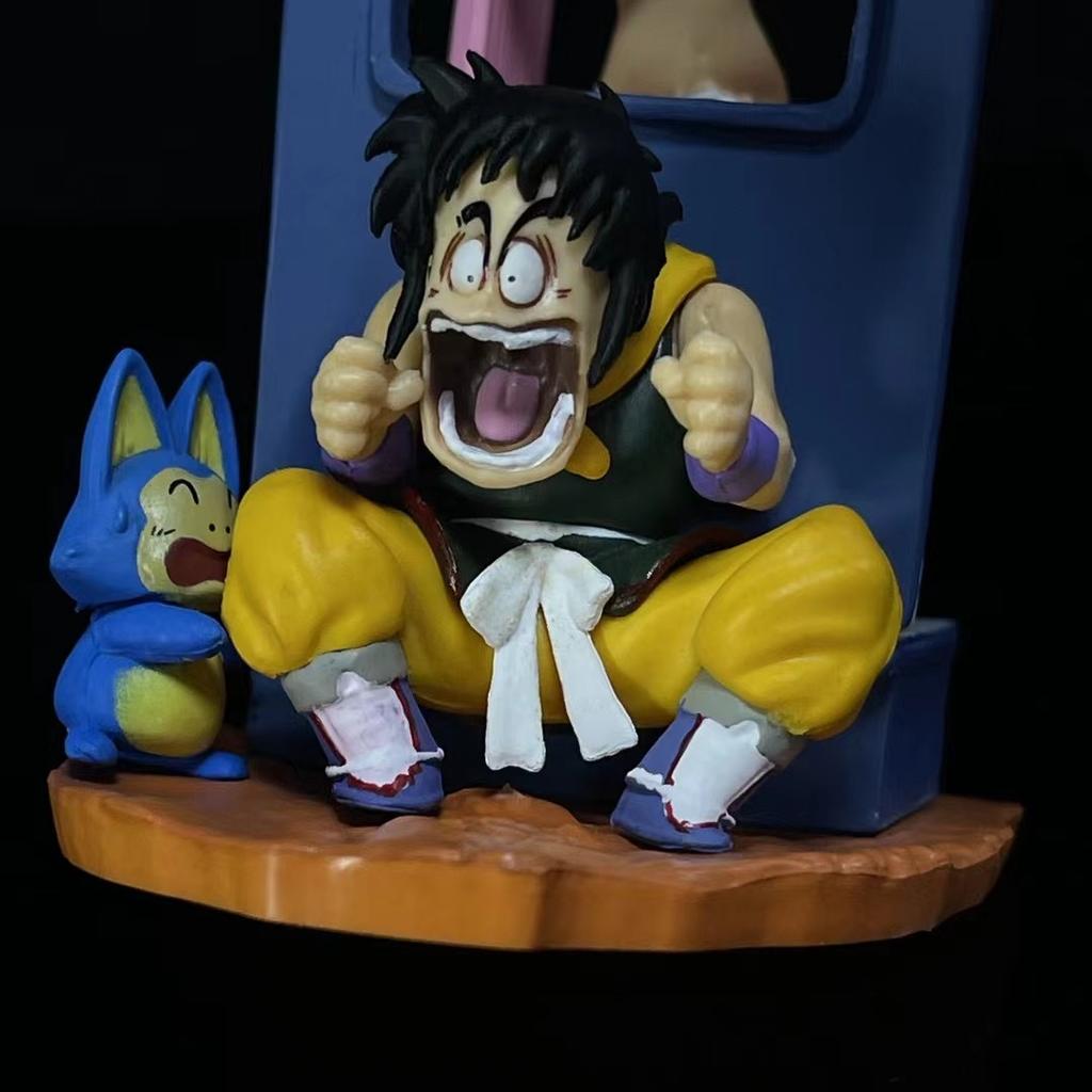 9cm Anime Drogan Boll Z Puar Figure Yamcha Figurine Bulma Pvc Action Figures Statue Collectible Model Toys Gifts
