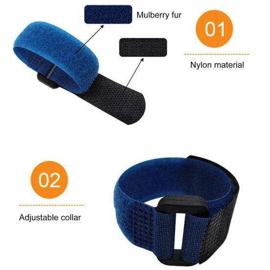 2Pcs Rooster Collar Super Soft Wear Resistant Nylon Fade-resistant Rooster Poultry Collar for Goose
