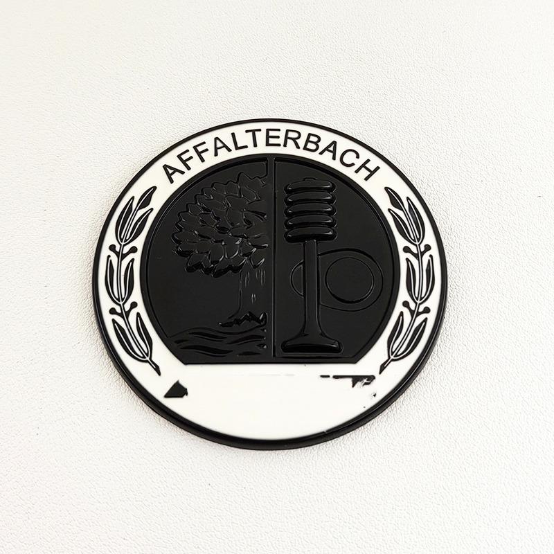 3D-Metallbaum, 65 mm, Chrom, Schwarz, Logo-Emblem, Auto-Rückseitenabzeichen für ACE, GLA, GLC, GLE-Klasse, Aufkleber, Zubehör