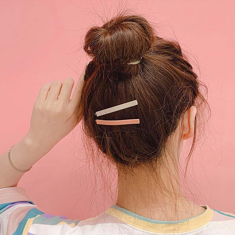 CHIMERA 10-Piece Korean-Style Morandi Barrettes, Side Hair Clips, Bangs Accessories