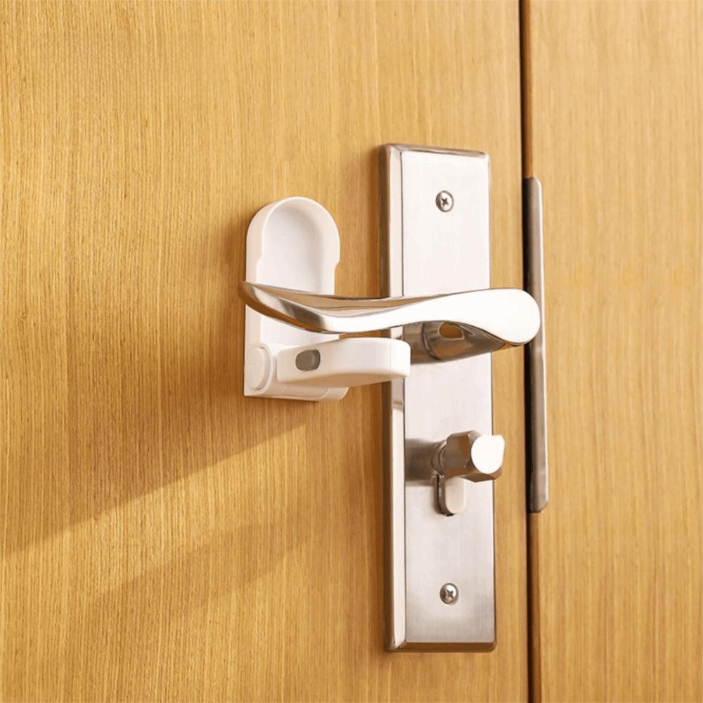 Serratura per Porta a Prova di Bambino Facile da Installare Senza Adesivi Serratura di Sicurezza per Maniglia di Porta Sicurezza Domestica