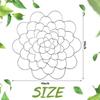 M-Modern-Flower Frog Metal Flower Insert Lid Flower Grid Wire Flower Arranging Tool (6 Inch) 6Piece