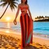 Damen sexy Temperament Urlaub neu Reise Mode sexy Farbverlauf lässiges Kleid