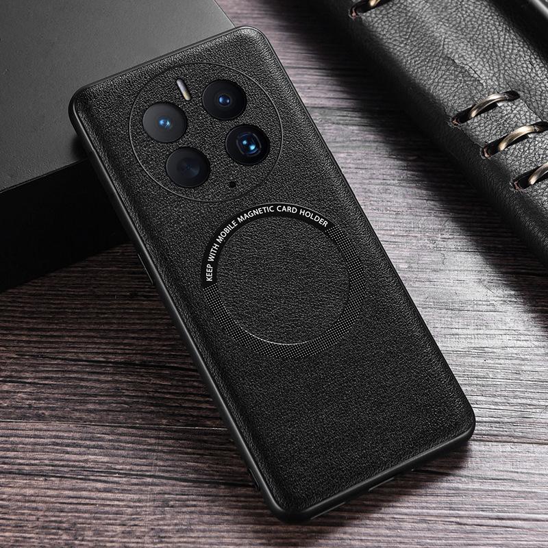 PU Leather Wireless Charging For Magnetic Case For Huawei Mate 0 Pro Mate0 Pro G Soft Back Cover