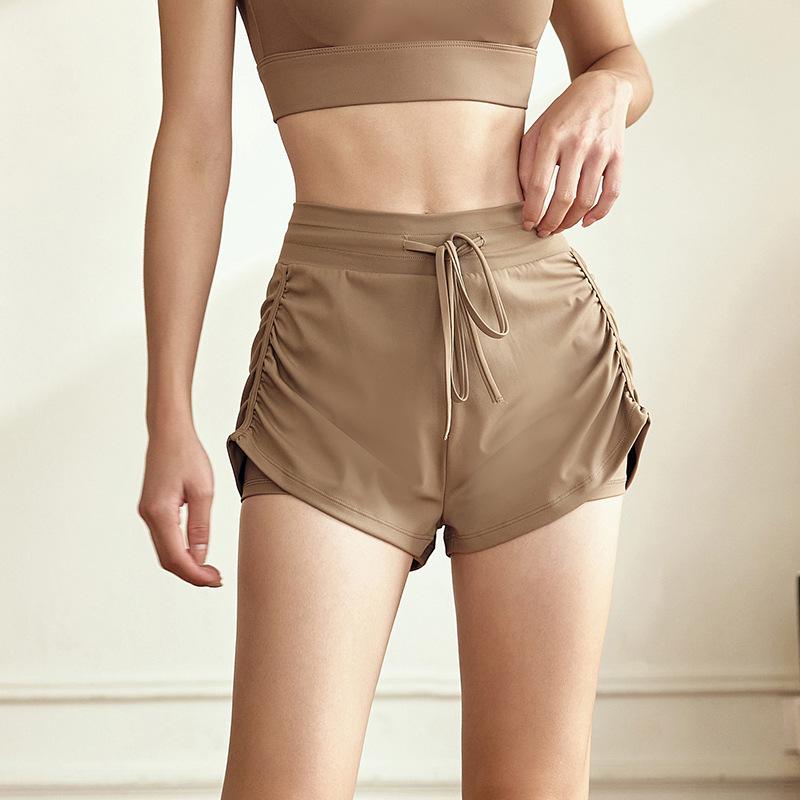 

Женские марафонские спортивные шорты - Защита от просвечивания, Стиль 2025 для бега, фитнеса, тенниса и йоги S