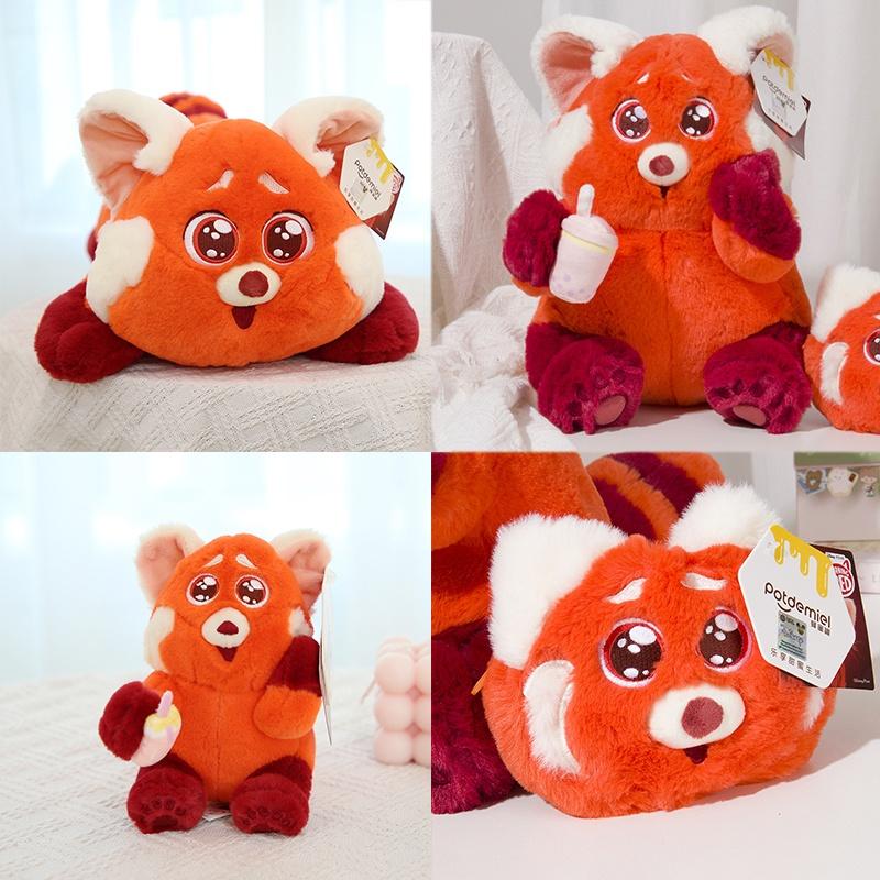 Disney Red Panda Plush Toy With Transforming Feature