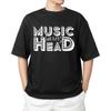 Musik In Meinem Kopf T-Shirt Herren Damen Oberteile T-Shirts | Unisex Musikliebhaber Shirt | Lustiges Geschenk für Musiker