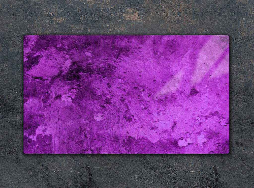 TAGLIERE IN VETRO 52x30 VIOLA